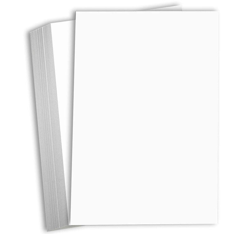 Hamilco White Cardstock Thick 11x17 Paper - Heavy Weight 80 lb Cover Card Stock 50 Pack - Image 1